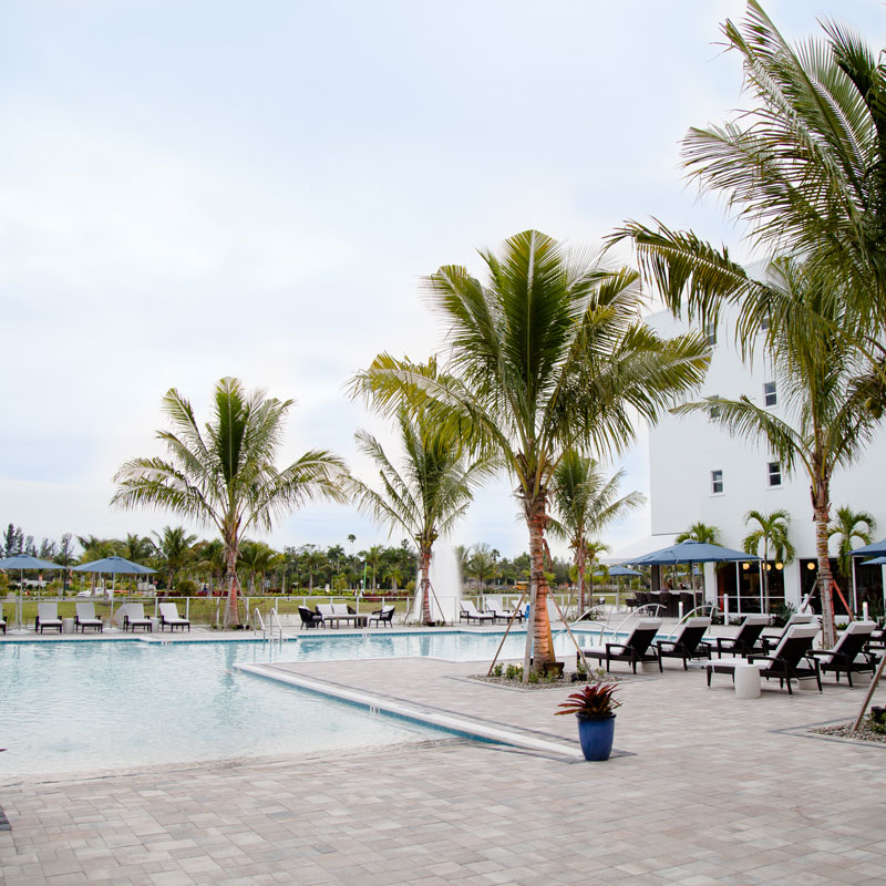 The Resort Style Pool Includes A Zero Entry Option Which Makes Swimming Accessible To Everyone.